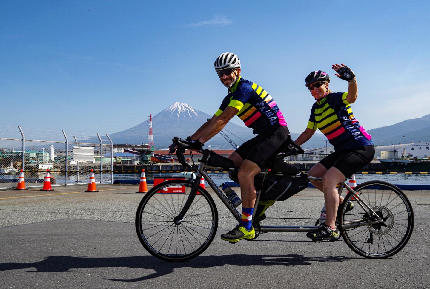 富士山とサイクリング観光
