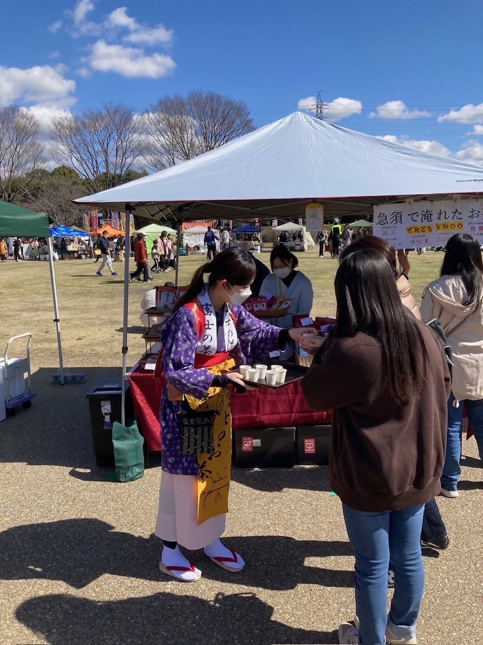 富士のほうじ茶ブランドマルシェの様子4