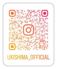 （浮島地区インスタグラムの画像と閲覧用二次元コード）