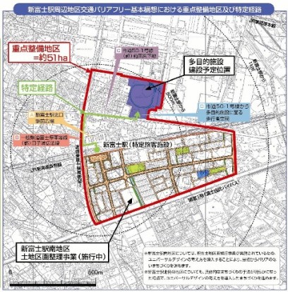 （画像）重点地区・特定経路位置図