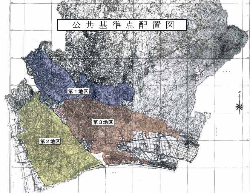 （図面）公共基準点配置図