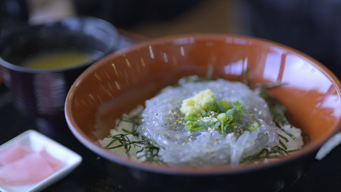 Tagonoura Shirasu (Young sardines)