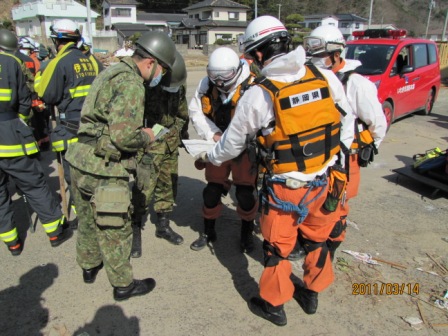 （写真）福島県相馬市での活動