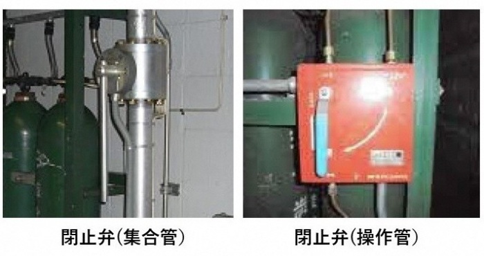 （写真）閉止弁の種類