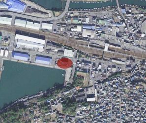 （写真）田子の浦港管理事務所位置図