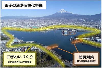 田子の浦港活性化事業のイメージ図