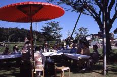 （写真）富士市お茶まつりでの野点