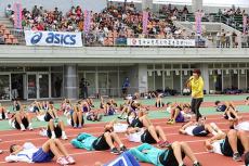 （写真）高橋尚子陸上教室「チームＱランニングクリニック」