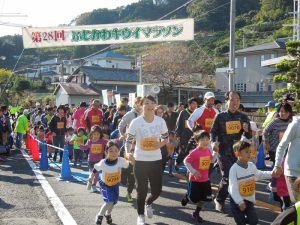 （写真）ふじかわキウイマラソンの様子