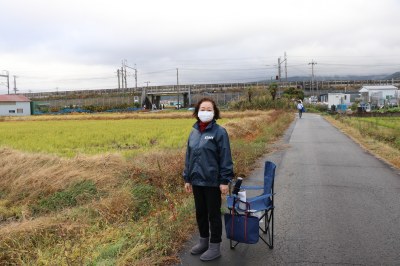 （写真）警備ボランティアをしている様子6